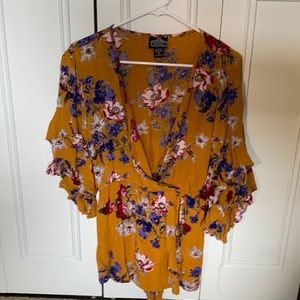 Size medium floral romper